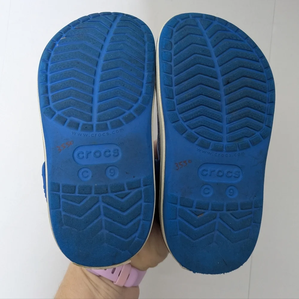 Crocs Blue Sandal Water Shoe 9T